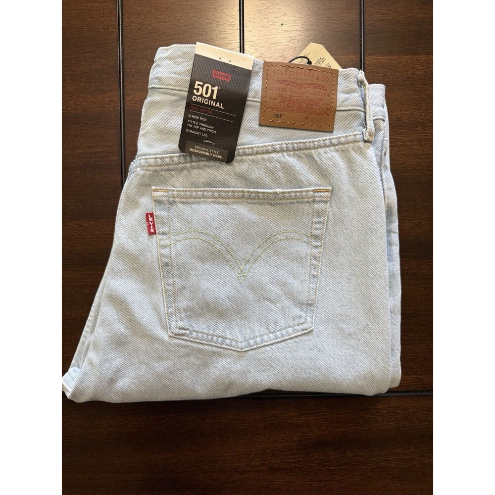🔥 NEW-Levi's 501 Original Premium Regular Straight Jeans 33x30 Men's $98 MSRP